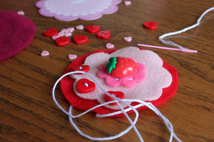 Strawberry Cupcake Sewing